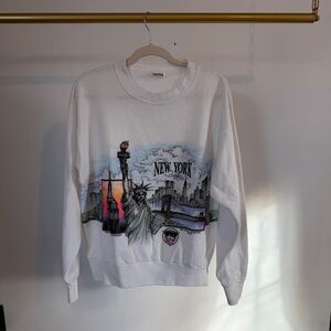 New York city graphic print sweatshirt